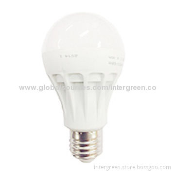 5W LED Bulb with Plastic Housing, 230V AC Voltage